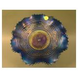 8 ¾” N Greek Key 8 Ruffled Bowl w/ Ribbed Ext. –