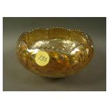U.S. Glass Cosmos and Cane Rose Bowl w/ Headdress