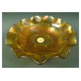 8” Australian “Style” low 12 Ruffled Bowl – Dk.