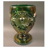 Cambridge Venetian Giant Rose Bowl – Green (rare &