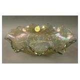 Imperial Pansy Oval Ruffled Relish Tray – Light
