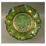 9 5/8” Imperial Heavy Grape Large 8 Ruffled Bowl –