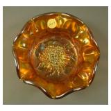 6 3/8” Imperial Heavy Grape 8 Ruffled Bowl – Dk.