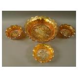 Imperial Heavy Grape Master Berry Bowl and (3)