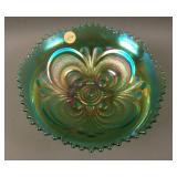8” Imperial Scroll Embossed Deep Round Bowl –
