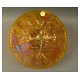 9” Imperial Open Rose Flat Plate – Amber (nice