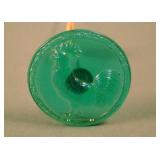 Rooster Hatpin – Green (scarce)