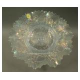 9” Dugan Fanciful low 10 Ruffled Bowl – White