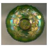 7 7/8” Fenton Autumn Acorns I.C. Shaped Bowl –