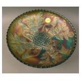 8” Fenton Stag and Holly spatula ftd. I.C. Shaped