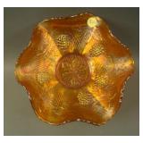 8 ¾” Fenton Concord Grape 6 Ruffled Bowl – Dk.