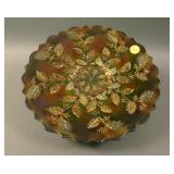 9 5/8” Fenton Holly Flat Plate – Blue (scarce w/