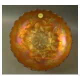 8 ½” Fenton Holly I.C. Shaped Bowl – Dk. Mari.