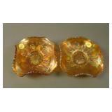 (1) 5 ¾” and (1) 5 3/8” Fenton Little Flowers
