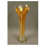 10” Tall Fenton Paneled Swung Vase – Mari.