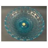 8 ½” Fenton 3 Row Open Edge low I.C. Shaped Bowl –