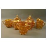 (2) Imperial Lustre Rose Butter Dishes, (2)