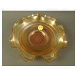 7 5/8” Fenton Stretch Rings 8 Ruffled Bowl –