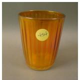 Fenton (?) Star Based Interior Ribbed Tumbler –