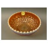 5 1/8” Dugan Fishscale and Beads Deep Round Bowl –
