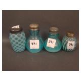 4 pc. Lot Jewel and Flower, Jackson, Bubble