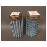 Beatty Honeycomb and Beatty Rib Salt Shakers –