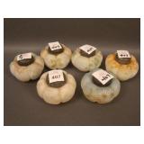 6 pc. Wavecrest & Tomato Salt Shakers – Décor.