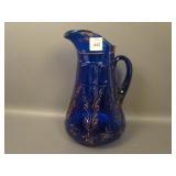 Dugan Quill Bulbous Tankard Water Pitcher – Cobalt