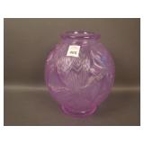 8" Tall Czech Art Deco Tulip Lg. Bulbous Vase –