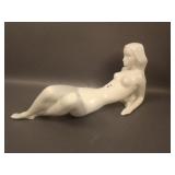 Czech Royal Dux Reclining Lady Figurine