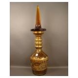 Monumental 30" Tall Bohemian Decanter and Stopper