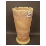 Contemporary Fenton Peacock Summer Gardens Vase –