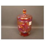Fenton Chessie Cat Covered Candy Jar in Box –
