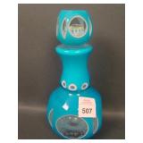 (2) 7 1/2" Tall Millefiori Cologne/ Paperweight