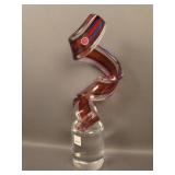 15 5/8" Tall Italian Midcentury/ Modern Art Glass