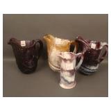 (1) Imperial Windmill Milk Pitchers – Purple Slag,