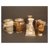 9 pc. Imperial Slag Items: Includes (1) Pair of