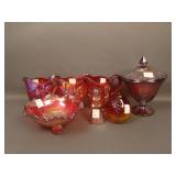7 pc. Red Lot: includes (1) IG Bowl, (3) Smith