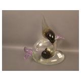 Murano Double Bird Figurine