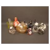 12 pc. Lot: Mostly Animal Figurines; AIG, Fenton,