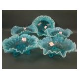 5 pc. Victorian Blue Opal. Lot including (2)