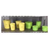 9 Pc. Assorted Vintage Tupperware