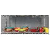 25 Pc. Fiesta Ware
