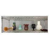 7x The Bid Assorted Art Glass