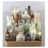 38 Assorted Vintage Bottles - Condiment / Food