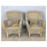 2x The Bid Hampton Bay Outdoor Wicker Chairs