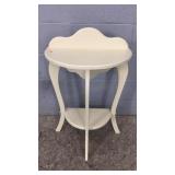 Painted Wood Demilune Hall Table