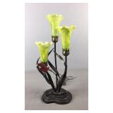 Tulip Lamp Did Not Power Up Needs Bulbs?