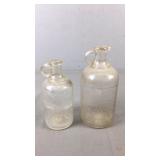 2 Vintage White House Vinegar Bottles