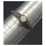 Sterling Silver.925 Opal Ring Sz 7